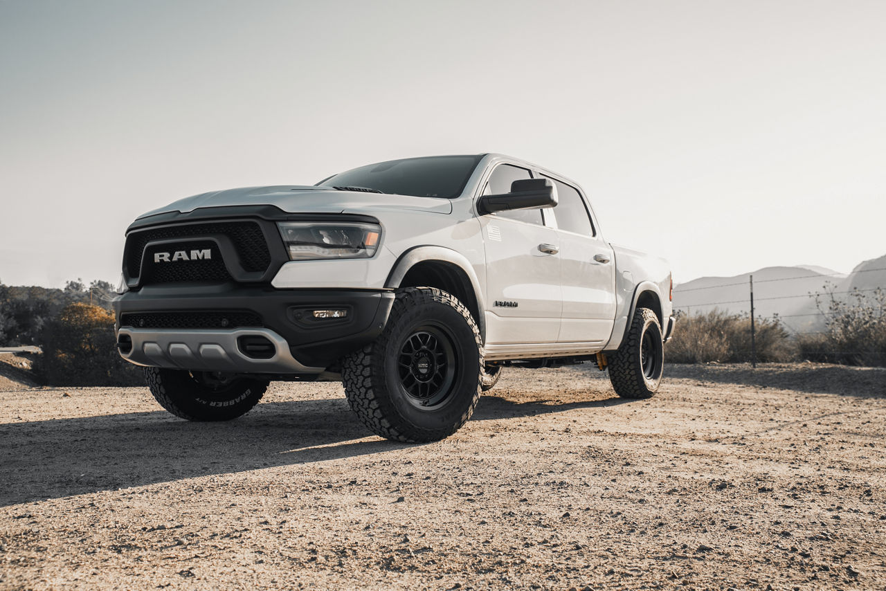 2021 Dodge Ram Rebel KMC TERRA Black Wheel Pros